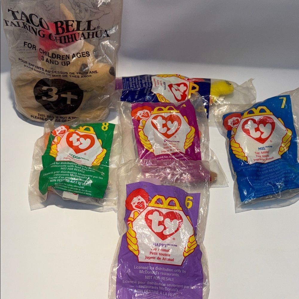 Ty Beanie Babies Colorful Party Favors Set
